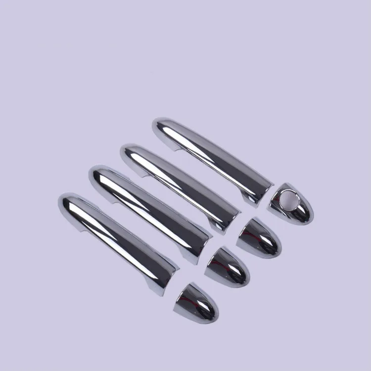 For Kia Rio 2012 2013 2014 2015 2016 All New Pride New Chrome Car Door Handle Cover Trim Sticker Overlay