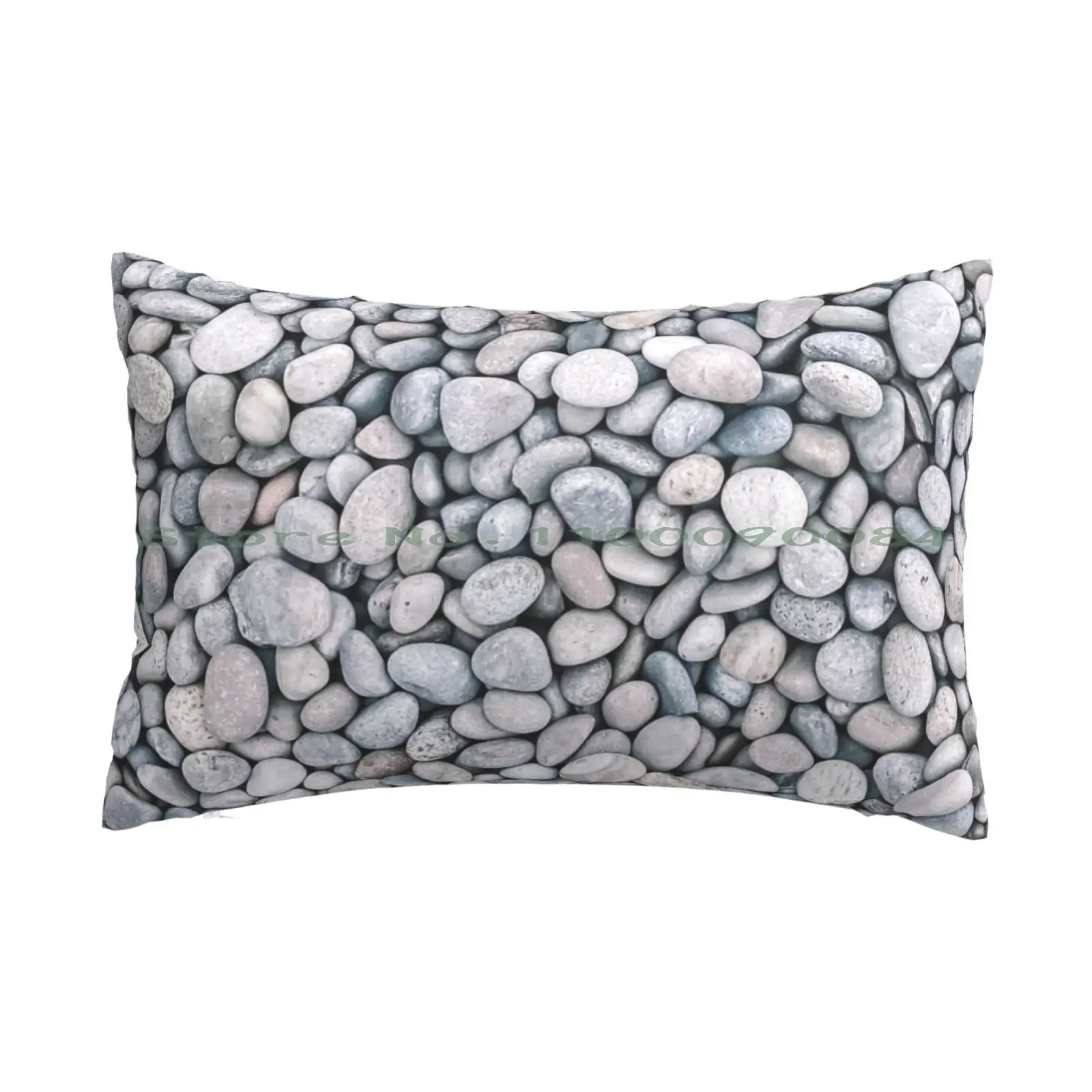 Beautiful Natural Pebbles Pillow Case 20x30 50*75 Sofa Bedroom Nature Nat Geo Beach Pebbles Garden Pebbles Geology Earth