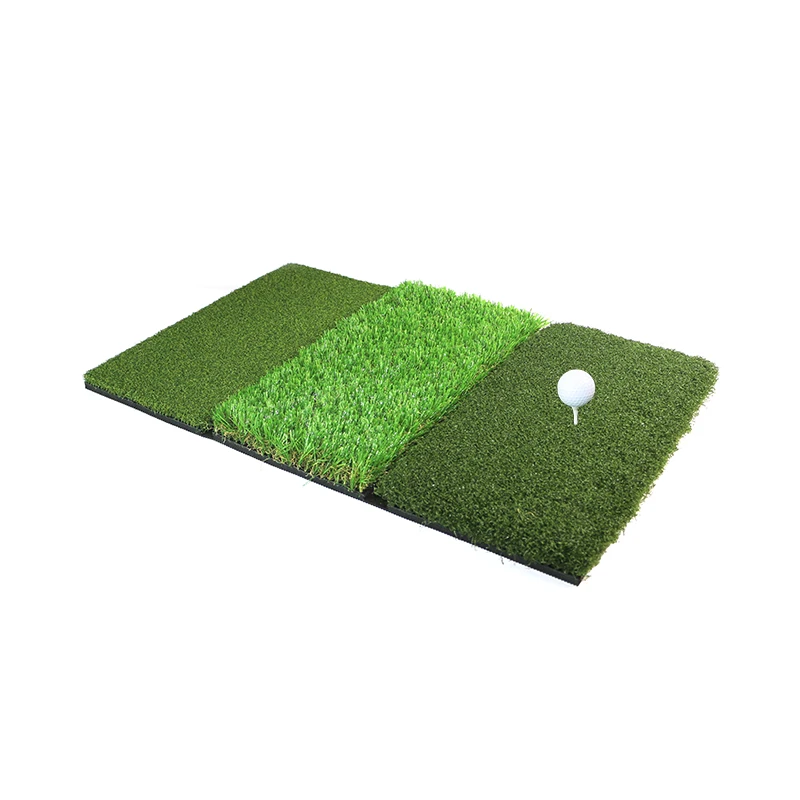 Maxbase Golf 3-in-1 Turf Grass Mat Foldable, Tight Lie, Rough and Fairway for Driving, Chipping, and Putting Golf Training