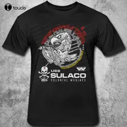 New Bug Stomper Uss Sulaco Colonial Marines T - Shirt 4Xl Mens T-Shirts Cotton Tee Shirts S-5Xl