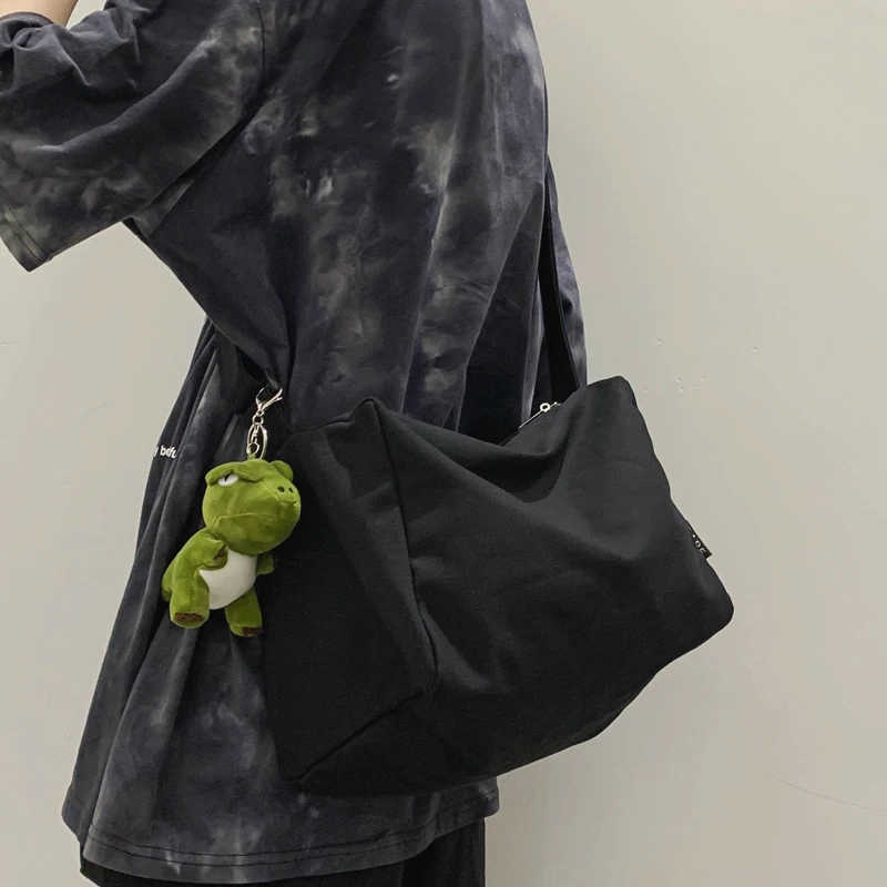 

Canvas Messenger Bag Tide Brand Men's Students and Women ins Simple Joker Small Shoulder Bag Boys' Bag