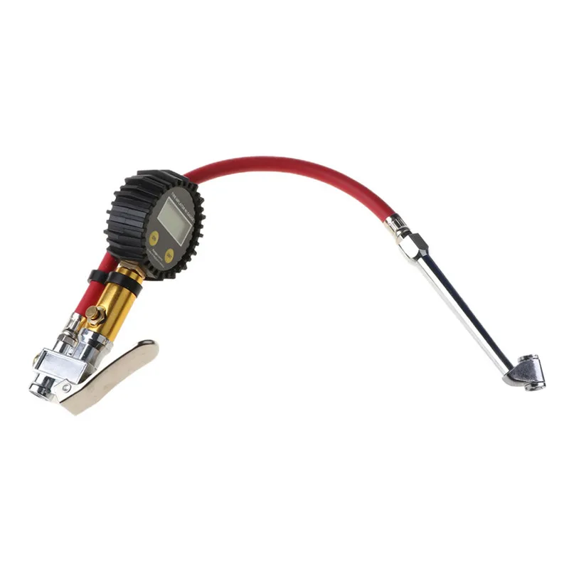 

Digital Car Tire Air Pressure Inflator Gauge 200PSI LCD Display LED Backlight Vehicle Tester Inflation Monitoring C45