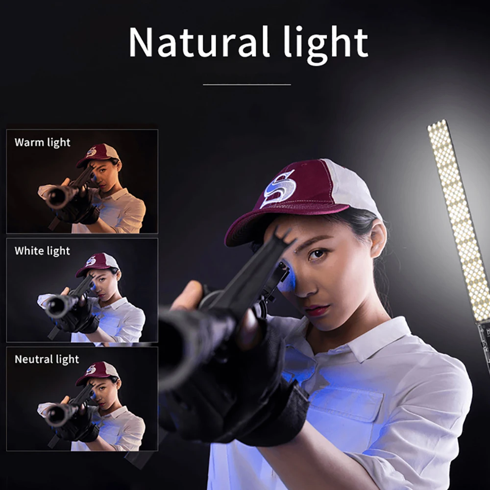 용인 YN360 III YN360III 프로 핸드 헬드 LED 비디오 라이트 터치 Bi-colo 3200k-5500k RGB 컬러 조정