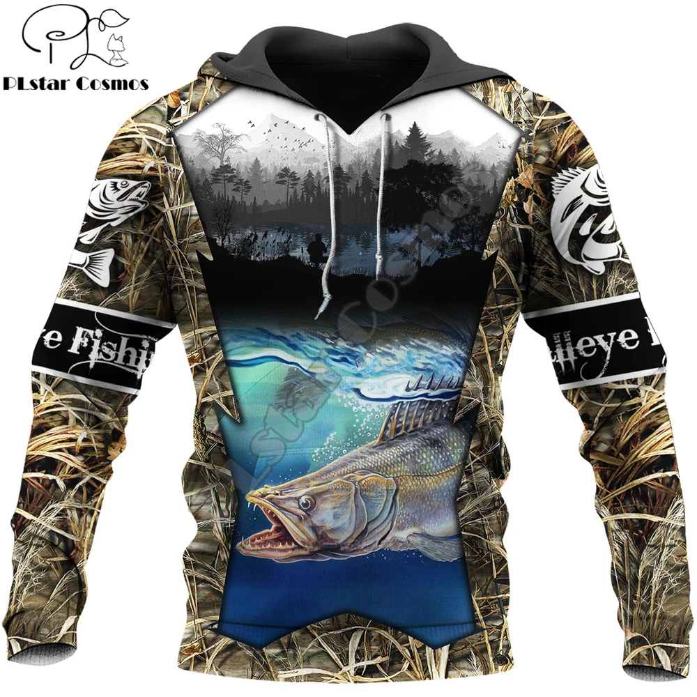 

Beautiful Walleye Fishing Camo 3D All Over Printed Mens Autumn Hoodie Sweatshirt Unisex Street Casual Zip Jacket Pullover KJ562