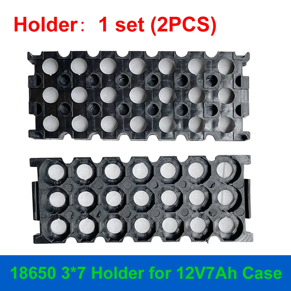 3*7 18650 Holder 2PCS for 12V7Ah Battery Case DIY 3S7P 4S5P 3x7 Holder 21PCS 18650 Cells PACK 12V 7Ah Lead Acid Empty Box