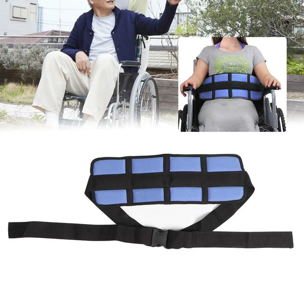 

2Type Medical Fixation Strap Wheelchair Footrest Leg Belt Seat Strap Safety Adjustable Waist Belt for Patient Elderly Health Car