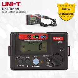 UNI-T UT582+ Digital RCD (ELCB) Tester; AUTO RAMP Test / Voltage and Frequency Testing