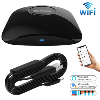 BroadLink RM4 Pro IR WiFi RF Switch Universal Remote Control RM 4Mini Smart Controller HTS2 Sensor Works with Alexa Google Home