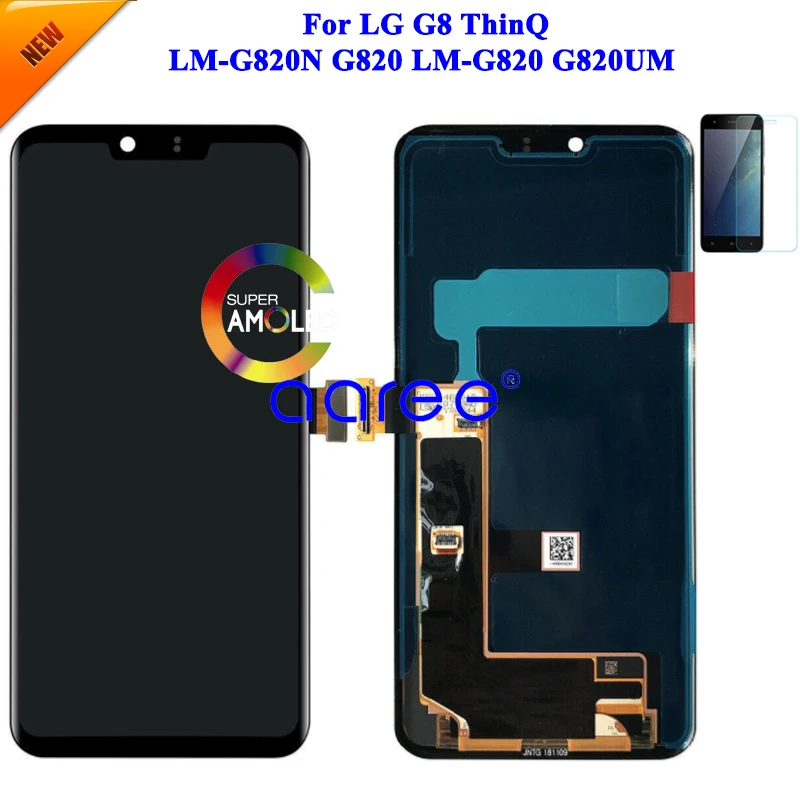 AMOLED LCD Display Original  For LG G8 LCD Display For LG G8 G820 LCD Display Screen Touch Digitizer Assembly