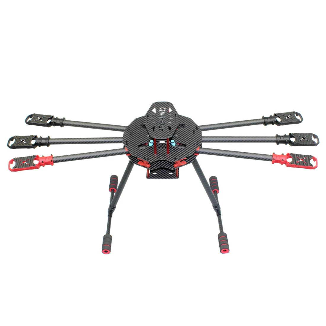 

Q705/ Q650 3K Carbon Fiber 6-Alex Aircraft Folding Arm FPV Drone UAV Quadcopter Frame With Landing Gear Skid for DIY Helicopter