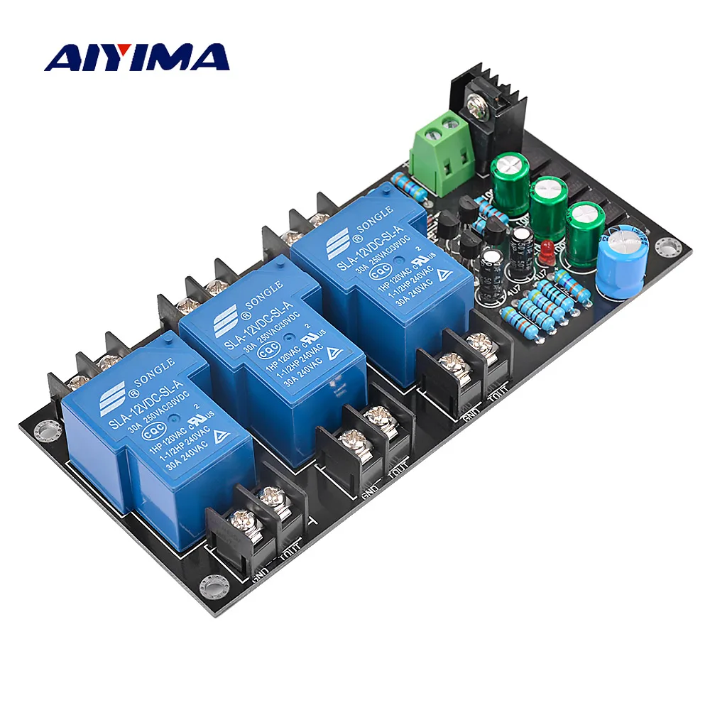 

AIYIMA 2.1 Channel 900W Speaker Protective Board High Power DC Car Audio Speaker Protection Board DIY Sound Amplifier