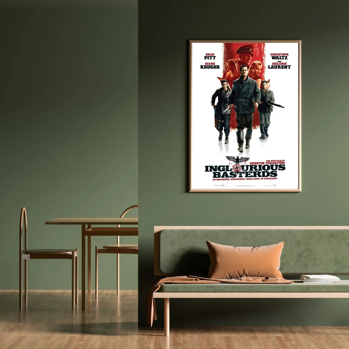 Inglorious Bastards Movie Poster Canvas Print Home Wall Painting Decoration (No Frame)