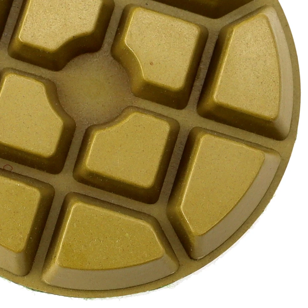 Imagem -05 - Almofada de Polimento de Diamante para Piso de Concreto Terrazzo Restauração Cerâmica Disco de Moagem Seco Molhado Molhado Pcs Conjunto 3in 80 mm