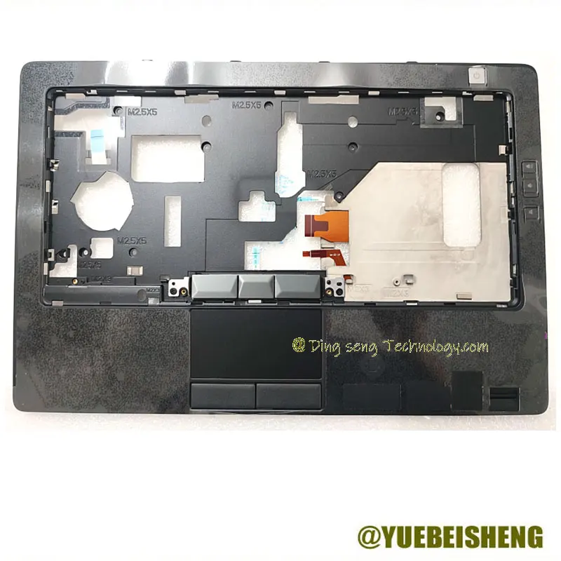 

YUEBEISHENG New/org For Dell Latitude E6320 6320 Palmrest keyboard bezel upper cover Touchpad FP hole 0039M5 039M5