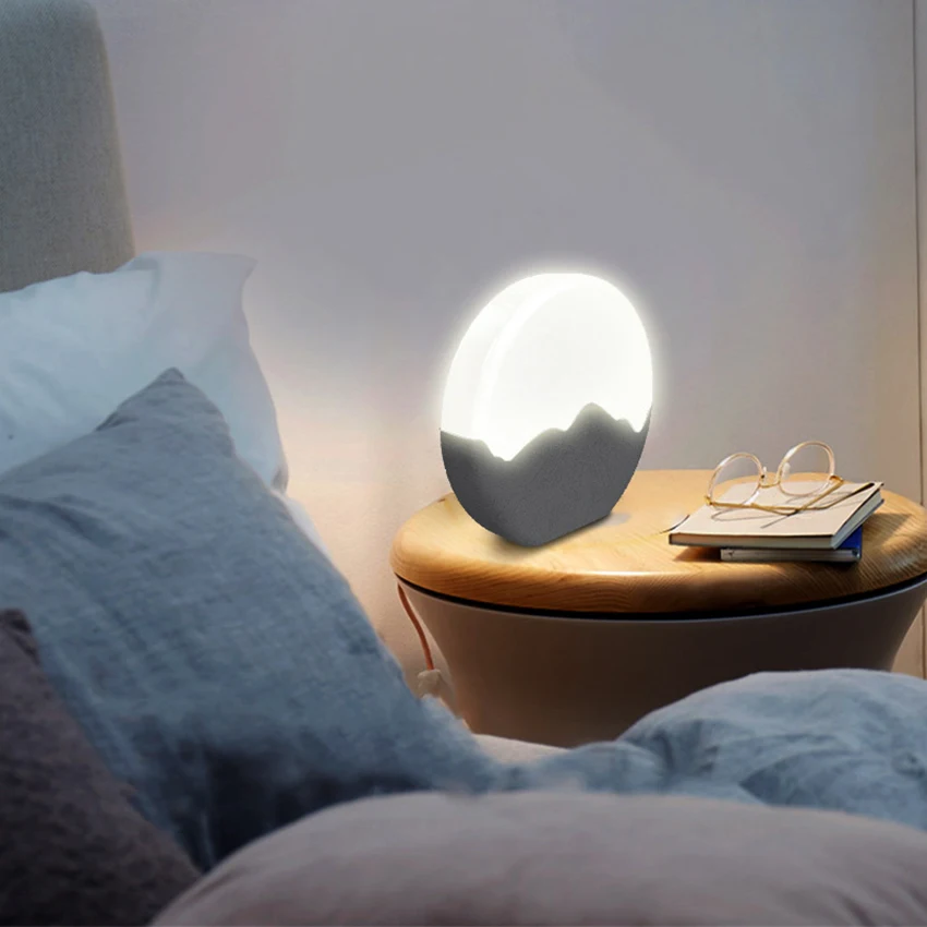 Lampada da comodino, luce tattile dimmerabile bianca e calda, luce notturna a LED per bambini per adulti, luce decorativa per atmosfera da tavolo