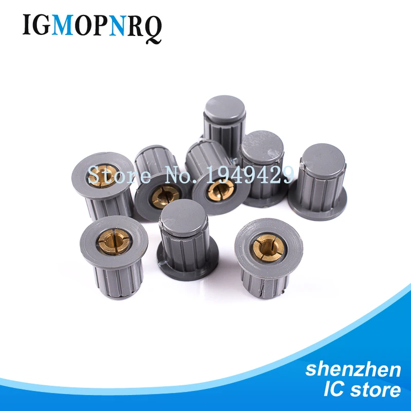 5PCS Gray knob button cap is suitable for high quality WXD3-13-2W WXD3-12 WH5-1A WX14-12 turn around special potentiometer knob