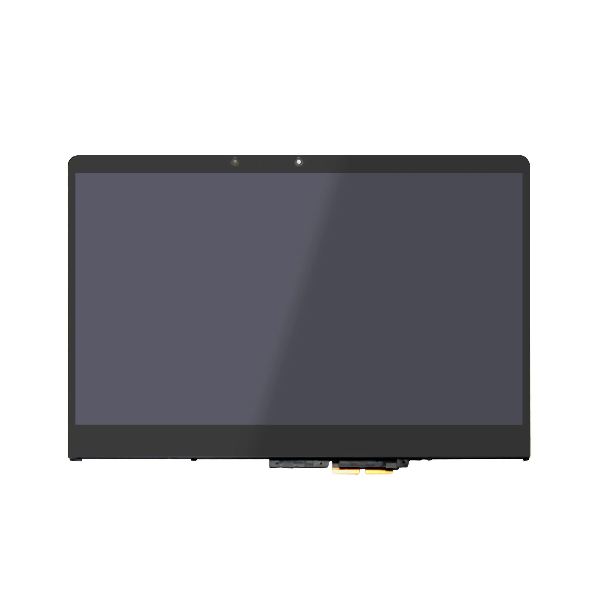 For Lenovo Yoga 710-14IKB 80V4 B140HAN03.0 N140HCA-EBA Full LCD Display Panel Matrix Touch Screen Digitizer Glass Assembly+Frame