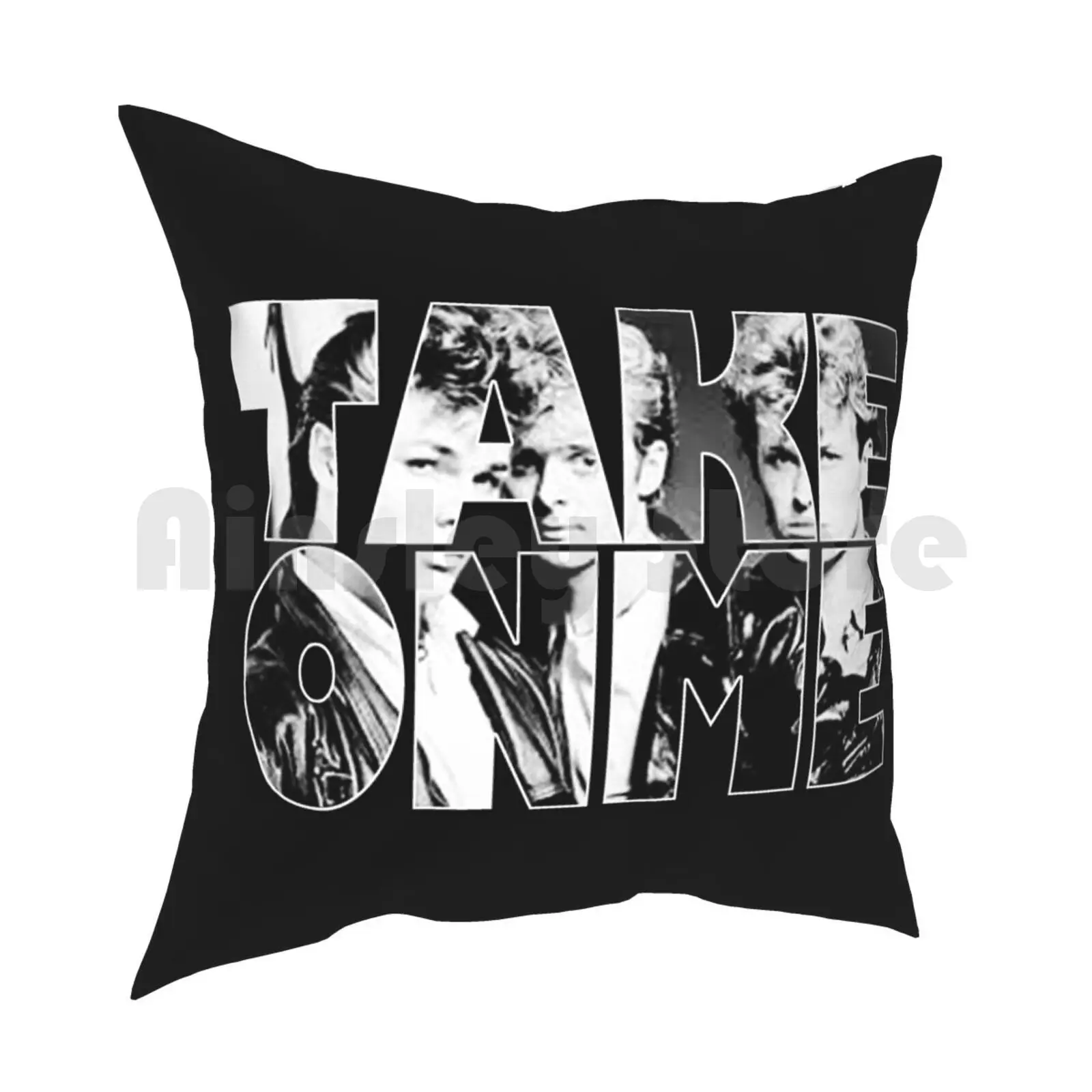 Take On Me-A-Ha Pillow Case Printed Home Soft Throw Pillow A Ha Aha Take On Me Pop Music Norway Norwegian 80S Eighties