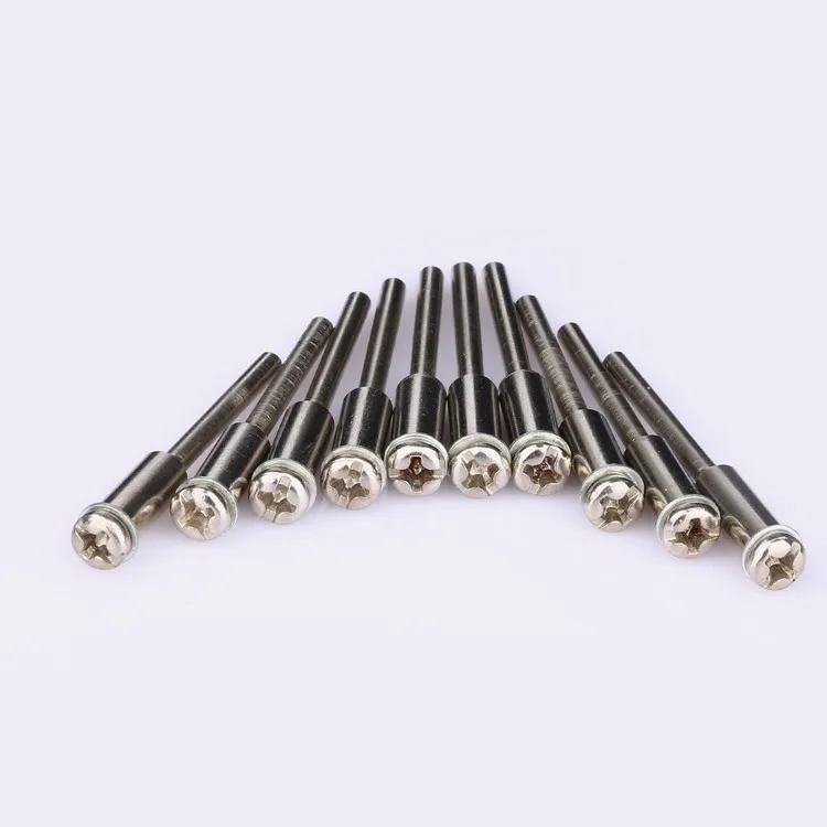 50pcs 2.35mm mandrini per viti da taglio con gambo supporto per disco da taglio con gambo per utensili rotanti compatibili