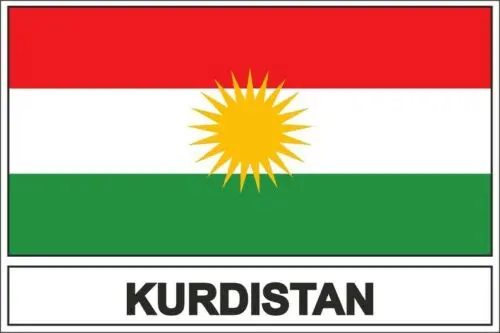 

Забавная Наклейка Флаг Курдистана флаг ПВХ Виниловая Водонепроницаемая Наклейка для мопедов автомобиля ноутбука багажа