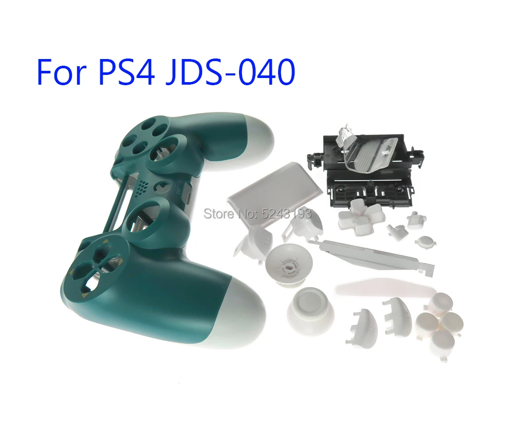 استبدال قذيفة كاملة وأزرار طقم عصري ل DualShock 4 ، بلاي ستيشن 4 ، PS4 برو ، تحكم ضئيلة ، الإسكان غطاء كيس ، Jds 040