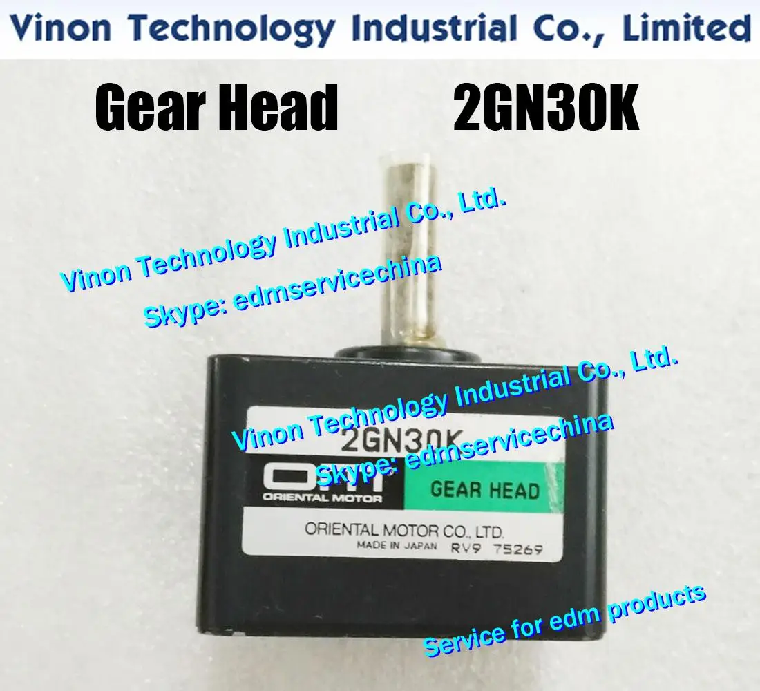 

Gear Head 2GN30K used for Motor 6W/100V 21K6GN-A for Ag ieCharmilles HD,SD Drill EDM Machine