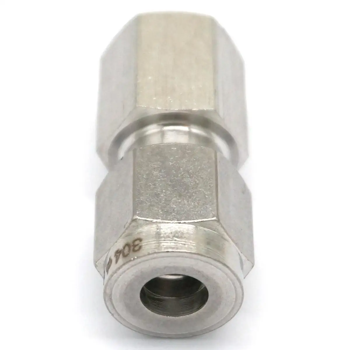 M10x1mm Metric Weibliche zu 6mm OD Rohr 304 Edelstahl Rohr Compression fitting Union Stecker