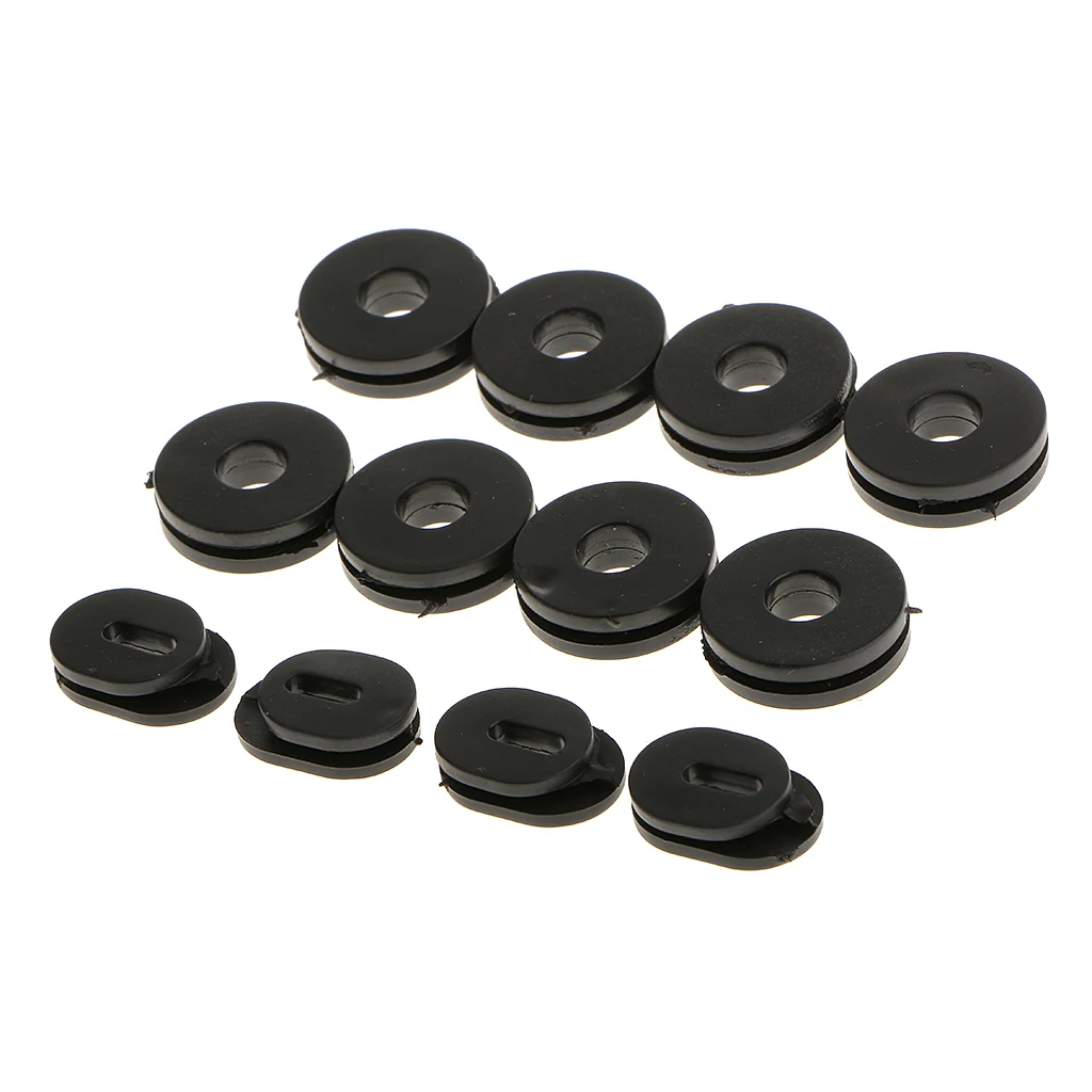 12 Pieces Motorcycle Fairing Rubber Side Cover Grommets for GS125 for Suzuki