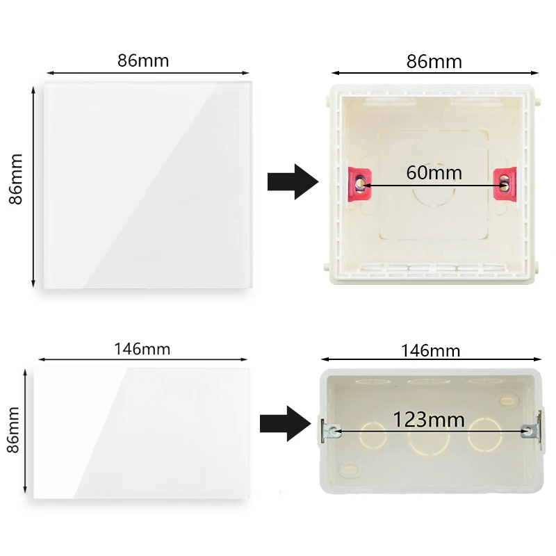 RJ45 Cat5e電話Cat3コンピュータデータ衛星テレビテレビ信号ジャックソケットpcデータジャックアウトレットホワイトガラスフレーム