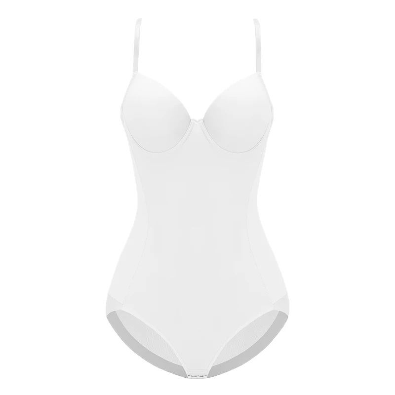 Sexy Lingerie Schlankmachende Seiden-Shapewear für Frauen Glatter Weicher Bodysuit Bauchformer Unterwäsche Lingerie Schwarz Nude – Detail 28