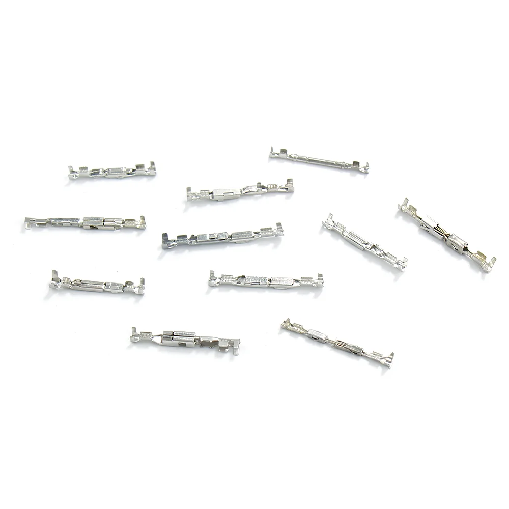 60 Pcs 1.0/1.5/1.8/2.2/2.8/3.5 Series Crimp Terminals Auto Electrical Male Female Wire Connector Pins For Car Automobile Parts