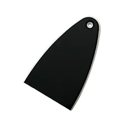 2Pcs Black Plastic1 Hole Truss Rod Cover Plate For Bass Guitar Replacement Parts Guitar Accessories