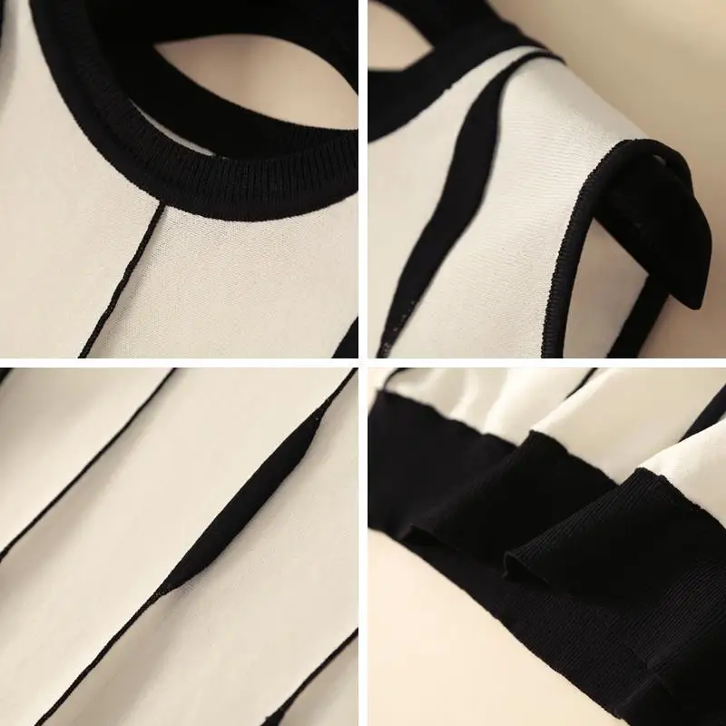 Tanks Women Knitting Sleeveless Thin Office Lady Simple Leisure All-match Vintage Retro Trendy New Summer Female Loose Tops Chic