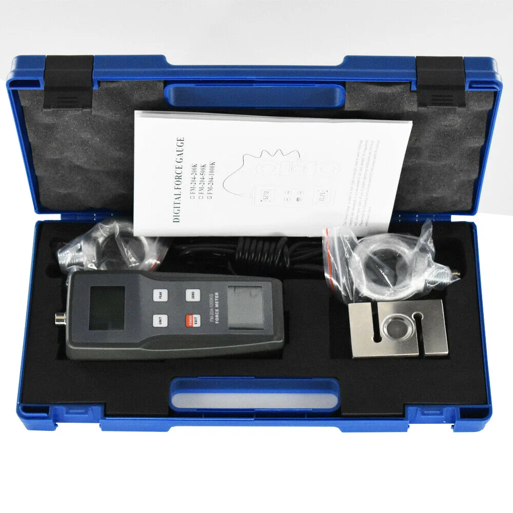 Medidor Push Pull do Verificador do Medidor da Força de Digitas Que Mede com Sensor Externo Unidades Faixa de Força Kgf n Lbf Mais 1000 Kgf