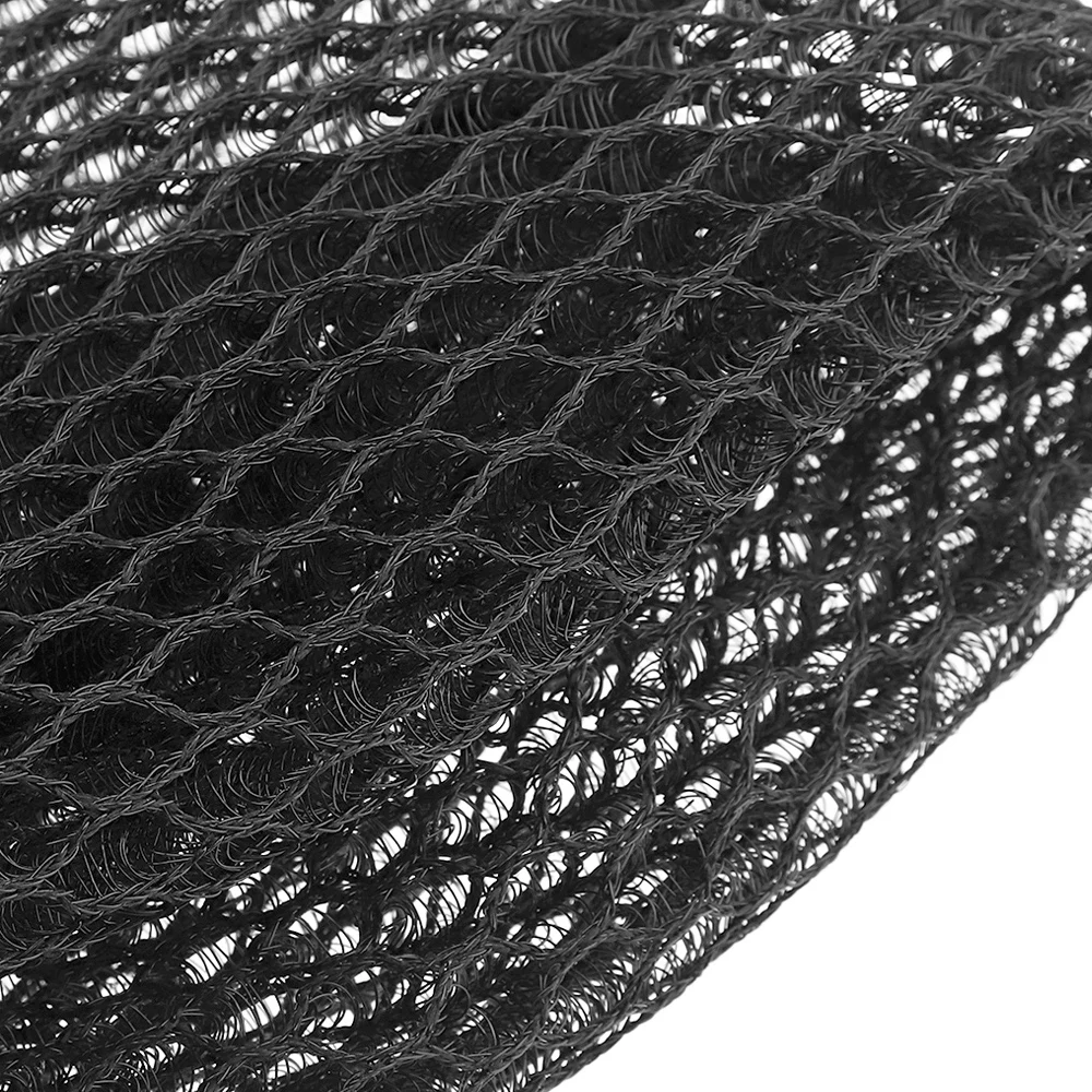 AQTQAQ 1Pcs 3D Black Motorcycle Electric Bike Mesh Net Seat Cover Breathable Protector