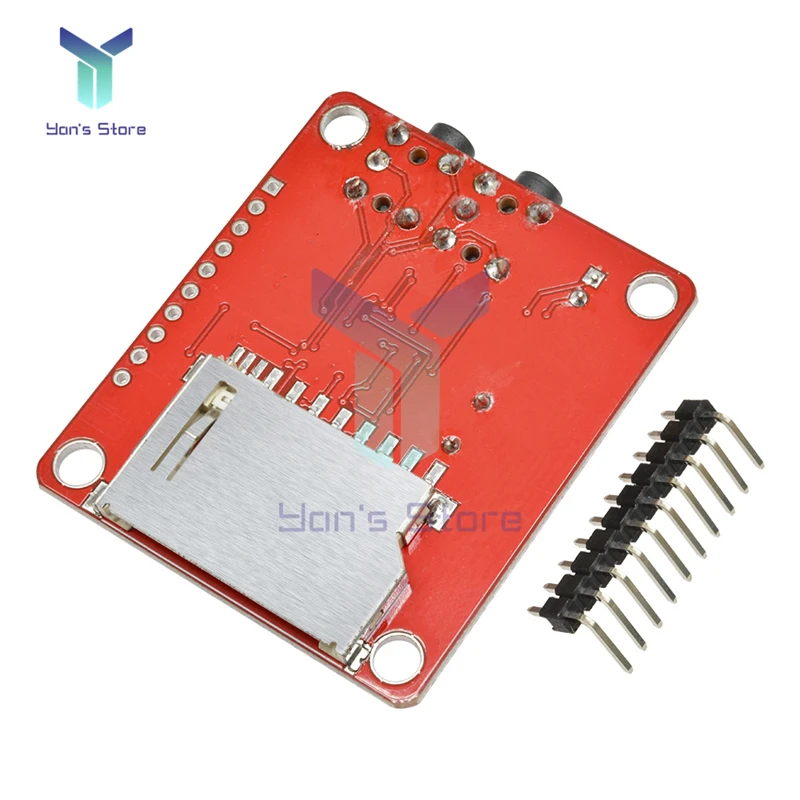 VS1053 VS1053B MP3 Mô Đun Với Khe Cắm Thẻ Nhớ SD VS1053B Ogg Ghi Hình Thời Gian 12.288 Mhz Pha Lê 16-Bit PCM Cho Arduino