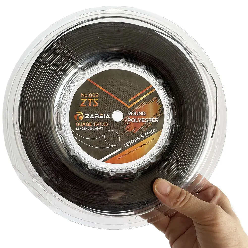 (200m/Reel) Echtes ZARSIA Taiwan Runde Form Polyester Tennis string 1,30mm Durable Tennis Schläger String