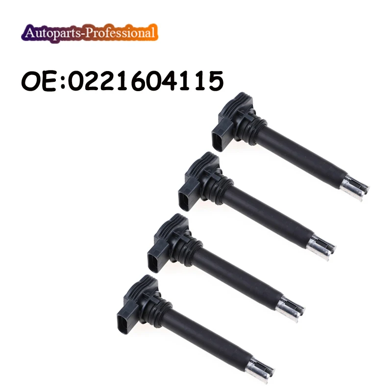 

4 pcs/lot New High Quality 0221604115 07K905715G For Volkswagen Audi 2.0T CBFA CCTA Ignition Coil car accessories