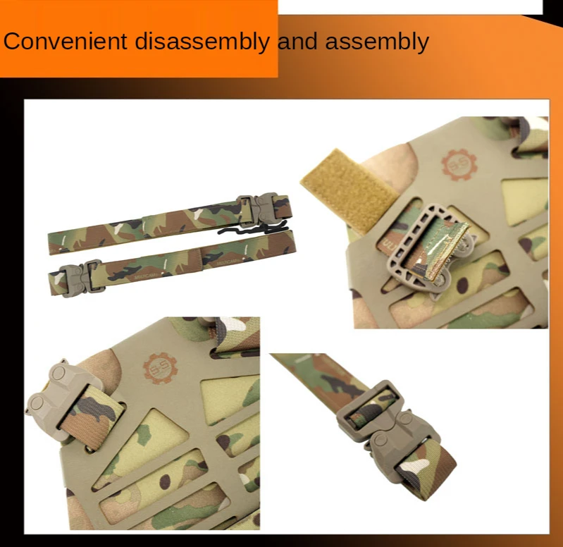 Schnellverschluss-Modifikations-Kit Lasergeschnittenes MOLLE-Weste Upgrade-Zubehörset 2.0 für taktische S&S-Plattenträger – Detail 8