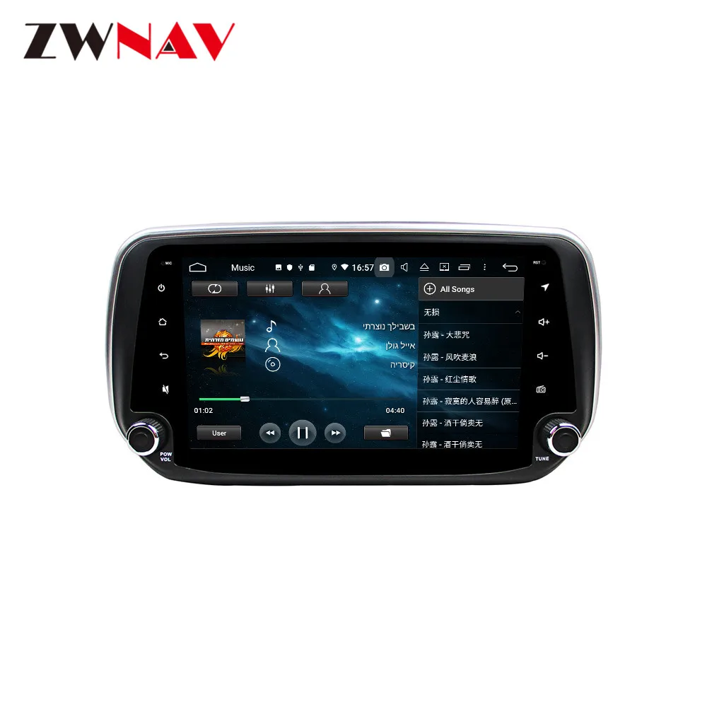 Android 10 Car Multimedia Player GPS Navigation For Hyundai IX45/Sante Fe 2019+ Car Head Unit Radio Tape Recorder No DVD Player