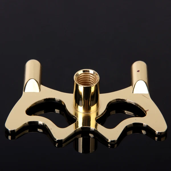 2Pcs Billiard Brass Metal Spider Cross Cue Rest Bridge Head Table Pool