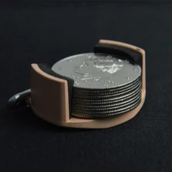 Coin holder / Metal Coin Dumper for Half Dollar, Morgan Coins Magic Tricks Appearing Magie Close Up Street Illusion Gimmick