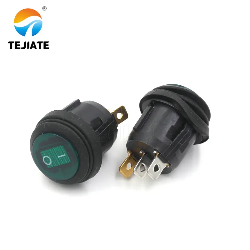 1 Buah Saklar Toggle KCD1 Kapal Type Rocker 2/3 Kaki 2 Gear Tahan Air Perahu Berbentuk Arus Tinggi Power Mikro Elektronik