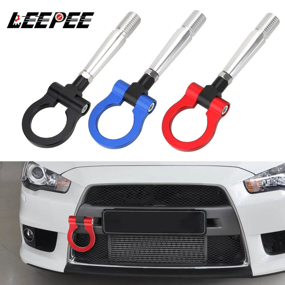 

Car Tow Hook Auto Rear Front Trailer Vehicle Towing Racing Foldable Trailer Bar For Mitsubishi Lancer EVO X 10 2008-2016 Styling