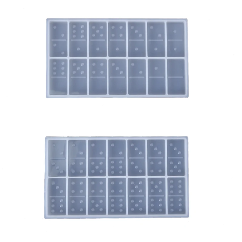 DIY Resin Dominoes Mirror Silicone Epoxy Mold Pai Gow Dominoes Silicone Mold