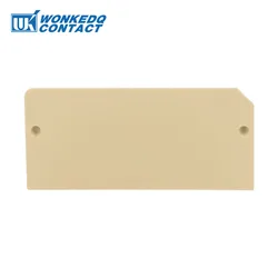 1Pc AP ASK1 End Barrier Plate For ASK1EN ASK 1EN Wire Connector Screw DIN Rail Terminal Block Accessories End Cover APASK1