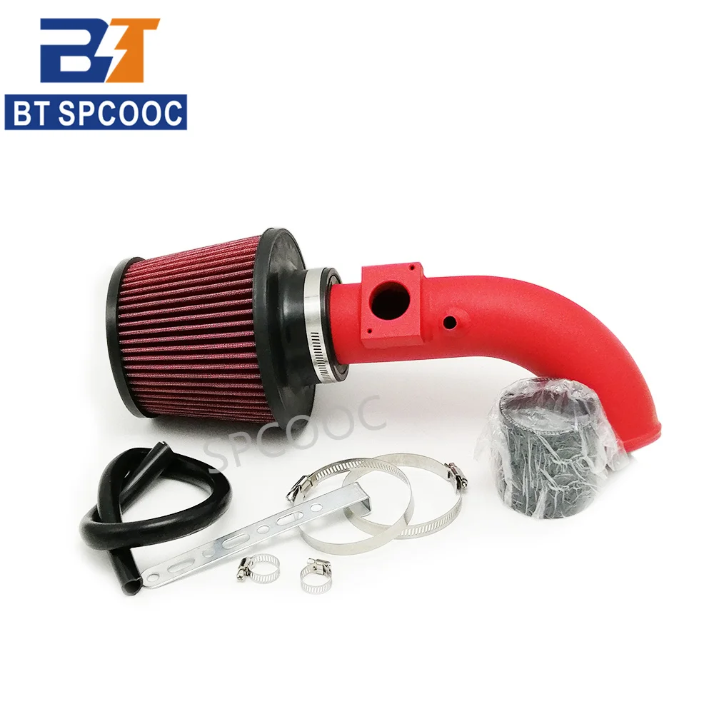 

SPCOOC Car Cold Air Intake System High Flow Air Filter Kit Red Pipe Kit Fit for Honda VEZEL Fit Nissan Suzuki Swift Grand LACCER