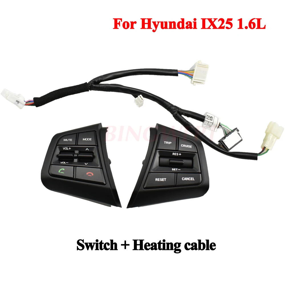 Steering Wheel Cruise Control Buttons Control Volume Switch For H yundai ix25 Creta 1.6L 2015-2019