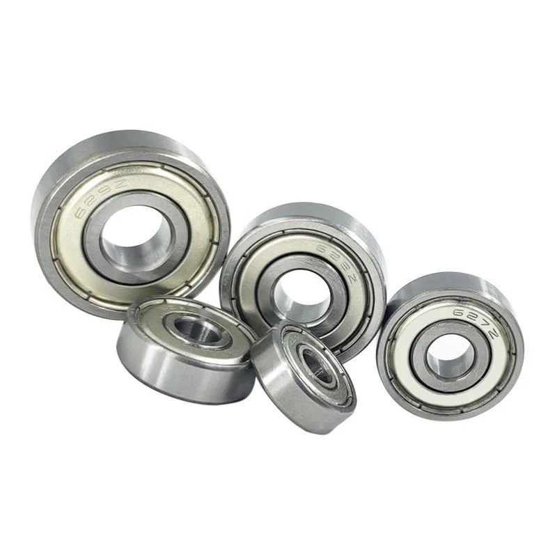 10Pcs Inner Diameter 3 4 5 6 7 8 9 10mm Deep Groove Ball Bearing For Robot Toy Transmission Parts 623 624 625 626 627 628 629ZZ