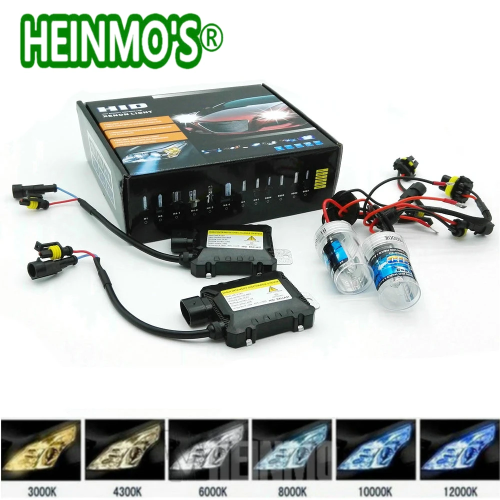 

55W Xenon H7 Car Xenon H4 High Low Headlight HID lamp H1 H3 H11 9006 9005 880 Conversion Kit Headlamp H8 H9 4300k 6000k 8000K